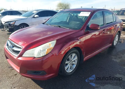 2010 Subaru Legacy 2.5I Premium z USA, uszkodzony, nr VIN 4S3BMBG64A3247850